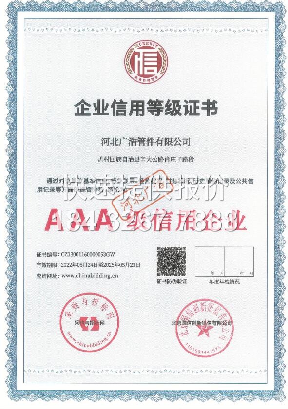 AAA級信用企業